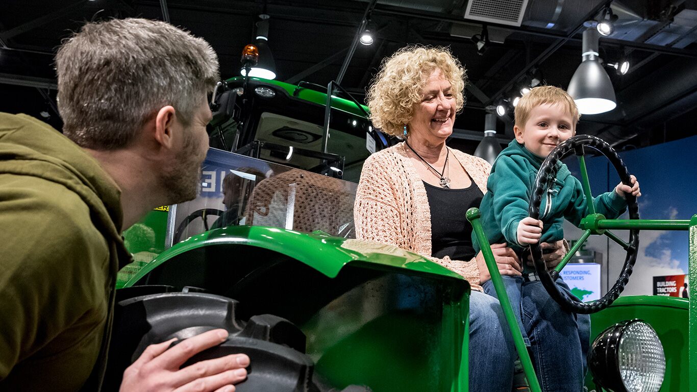 John Deere Tractor Museum in Waterloo Iowa wins best museum in Iowa.